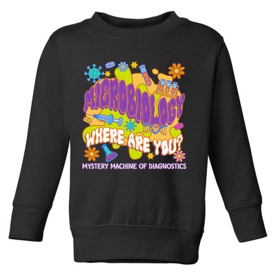 Microbiology Mystery Machine Of Diagnostics Lab Week 2025 Toddler Sweatshirt