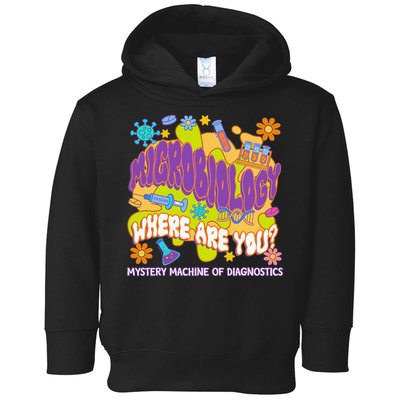 Microbiology Mystery Machine Of Diagnostics Lab Week 2025 Toddler Hoodie