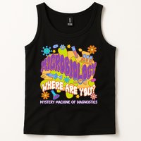 Microbiology Mystery Machine Of Diagnostics Lab Week 2025 Tank Top