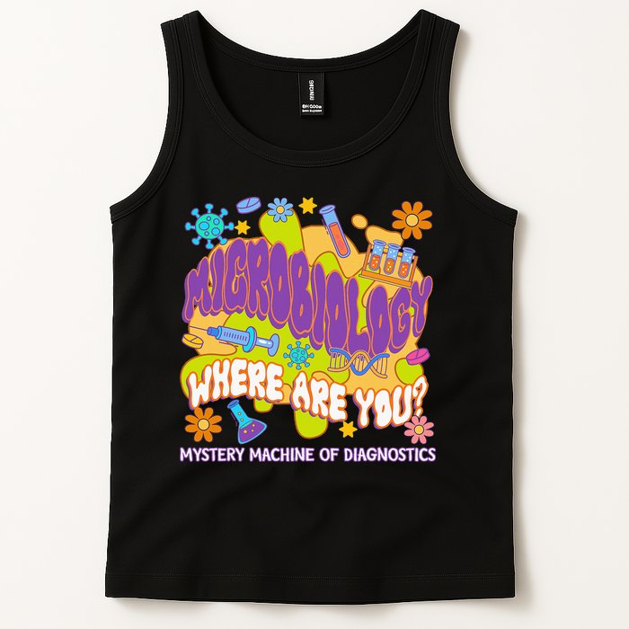 Microbiology Mystery Machine Of Diagnostics Lab Week 2025 Tank Top
