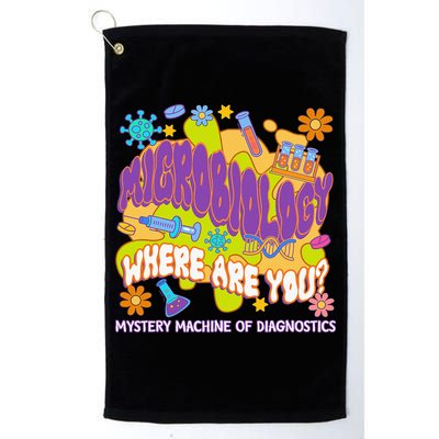 Microbiology Mystery Machine Of Diagnostics Lab Week 2025 Golf Towel