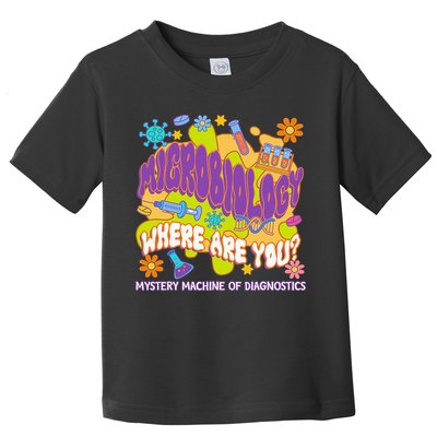 Microbiology Mystery Machine Of Diagnostics Lab Week 2025 Toddler T-Shirt