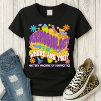 Microbiology Mystery Machine Of Diagnostics Lab Week 2025 Womens T-Shirt