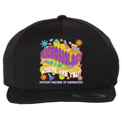 Microbiology Mystery Machine Of Diagnostics Lab Week 2025 Wool Snapback Cap