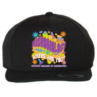 Microbiology Mystery Machine Of Diagnostics Lab Week 2025 Wool Snapback Cap