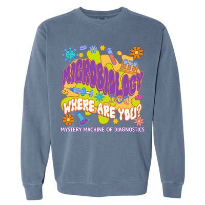 Microbiology Mystery Machine Of Diagnostics Lab Week 2025 Garment-Dyed Sweatshirt