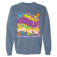 Microbiology Mystery Machine Of Diagnostics Lab Week 2025 Garment-Dyed Sweatshirt