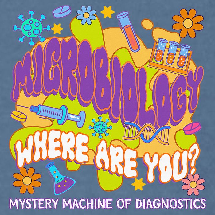 Microbiology Mystery Machine Of Diagnostics Lab Week 2025 Garment-Dyed Sweatshirt