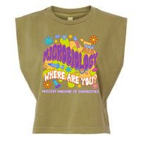 Microbiology Mystery Machine Of Diagnostics Lab Week 2025 Garment-Dyed Women's Muscle Tee