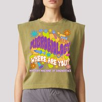 Microbiology Mystery Machine Of Diagnostics Lab Week 2025 Garment-Dyed Women's Muscle Tee