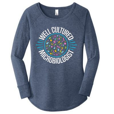 Medical Microbiology Microbiologist Funny Gift Funny Microbiology Gift Women's Perfect Tri Tunic Long Sleeve Shirt