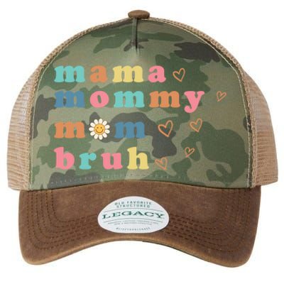 Mama Mommy Mom Bruh Meaningful Gift Legacy Tie Dye Trucker Hat