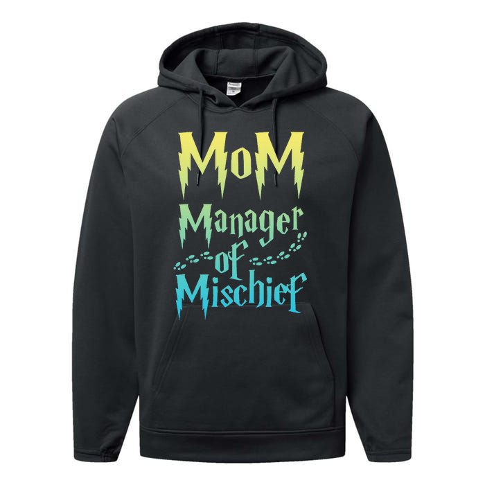 Magical Mom Manager of Mischief Performance Fleece Hoodie