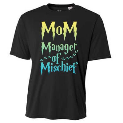 Magical Mom Manager of Mischief Cooling Performance Crew T-Shirt