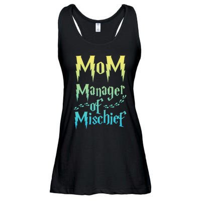 Magical Mom Manager of Mischief Ladies Essential Flowy Tank