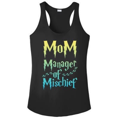 Magical Mom Manager of Mischief Ladies PosiCharge Competitor Racerback Tank