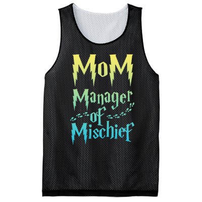 Magical Mom Manager of Mischief Mesh Reversible Basketball Jersey Tank