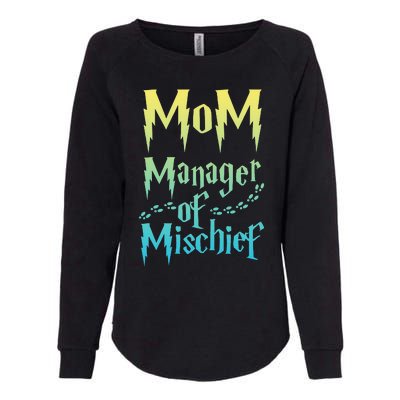 Magical Mom Manager of Mischief Womens California Wash Sweatshirt