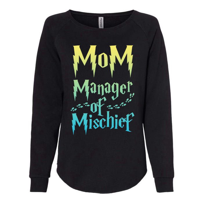 Magical Mom Manager of Mischief Womens California Wash Sweatshirt