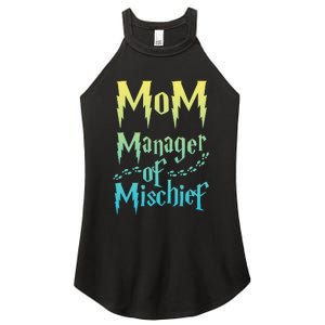 Magical Mom Manager of Mischief Women’s Perfect Tri Rocker Tank