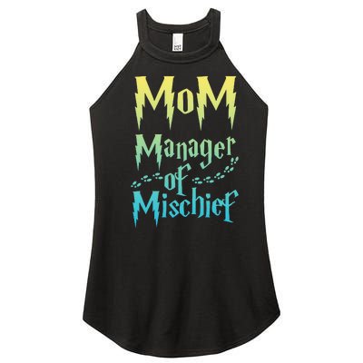 Magical Mom Manager of Mischief Women’s Perfect Tri Rocker Tank