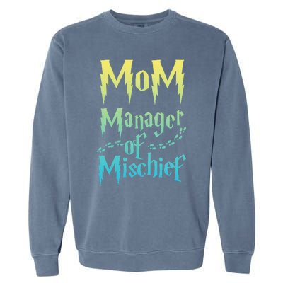 Magical Mom Manager of Mischief Garment-Dyed Sweatshirt