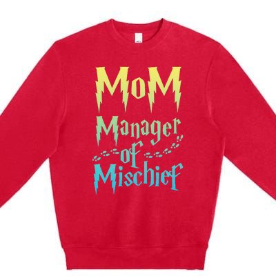 Magical Mom Manager of Mischief Premium Crewneck Sweatshirt