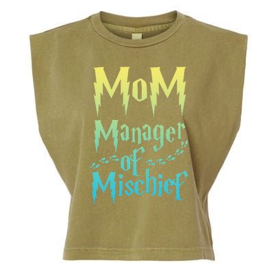 Magical Mom Manager of Mischief Garment-Dyed Women's Muscle Tee