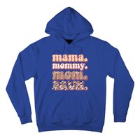 Mama Mommy Mom Bruh Vintage Leopard Great Gift Hoodie