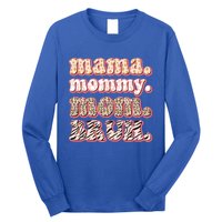 Mama Mommy Mom Bruh Vintage Leopard Great Gift Long Sleeve Shirt