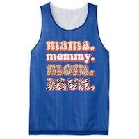 Mama Mommy Mom Bruh Vintage Leopard Great Gift Mesh Reversible Basketball Jersey Tank