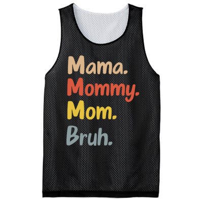 Mama Mommy Mom Bruh Mesh Reversible Basketball Jersey Tank