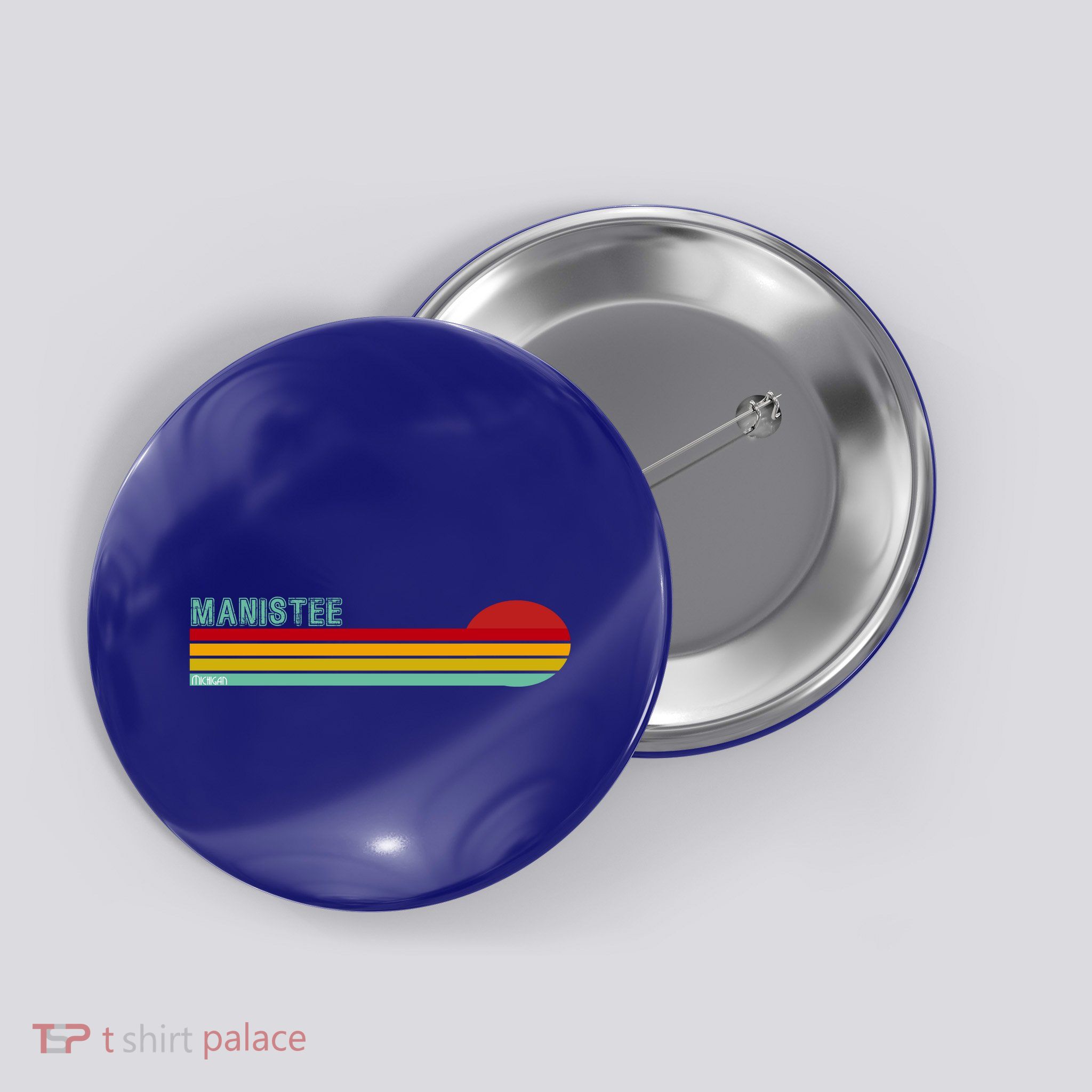 Manistee Michigan Button