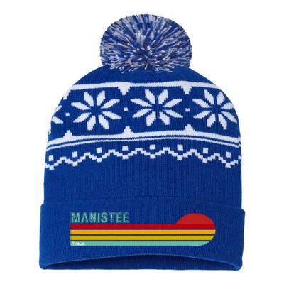 Manistee Michigan USA-Made Snowflake Beanie