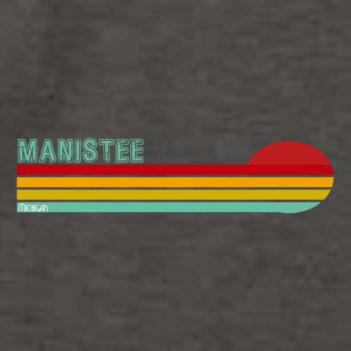 Manistee Michigan Vector Backpack