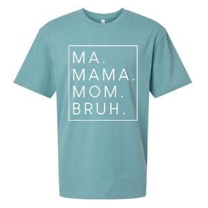 Ma Mama Mom Bruh Gift Sueded Cloud Jersey T-Shirt