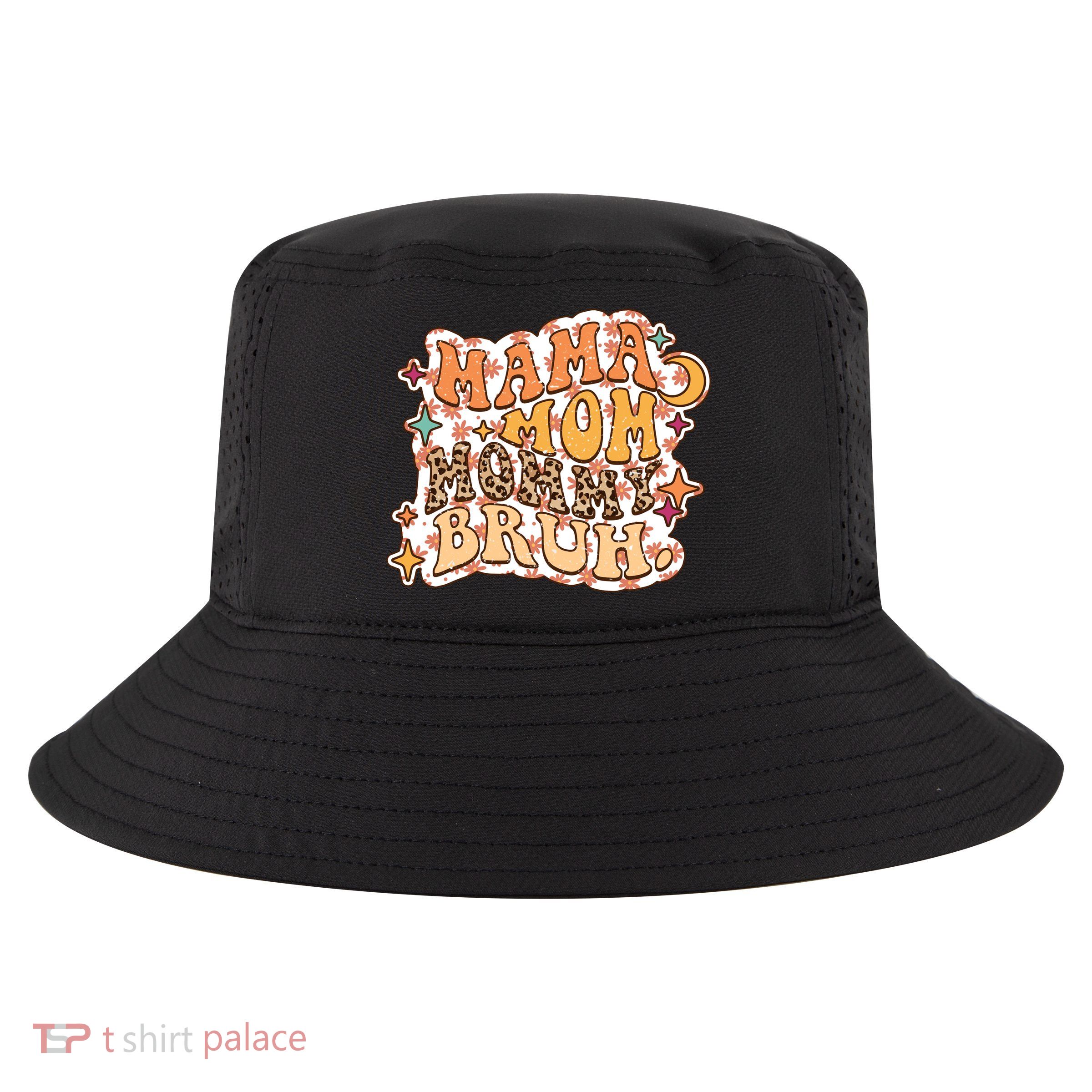 Mama Mom Mommy Brush Leopard Gift For Mother's Day Cool Comfort Performance Bucket Hat