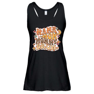 Mama Mom Mommy Brush Leopard Gift For Mother's Day Ladies Essential Flowy Tank