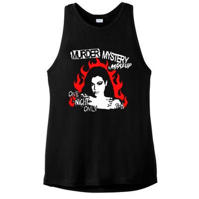 Murder Mystery & Makeup One Night Only Ladies PosiCharge Tri-Blend Wicking Tank