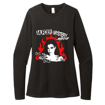 Murder Mystery & Makeup One Night Only Womens CVC Long Sleeve Shirt