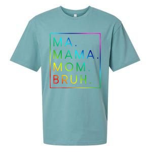 Ma Mama Mom Bruh Gift Sueded Cloud Jersey T-Shirt