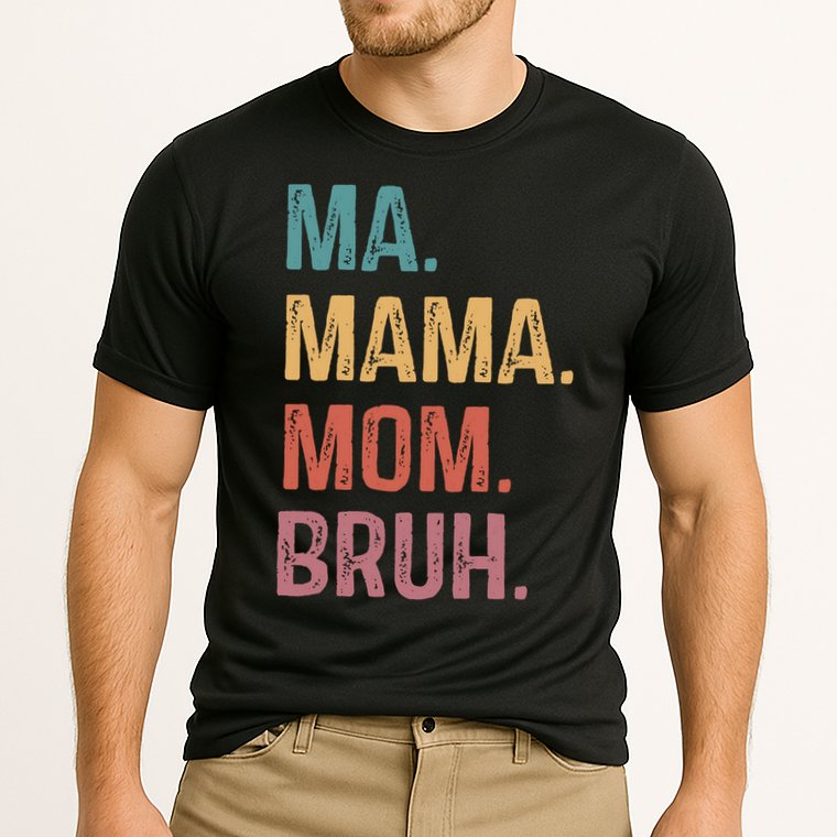Ma Mama Mom Bruh Mommy Funny Saying Mother Cooling Performance Crew T-Shirt