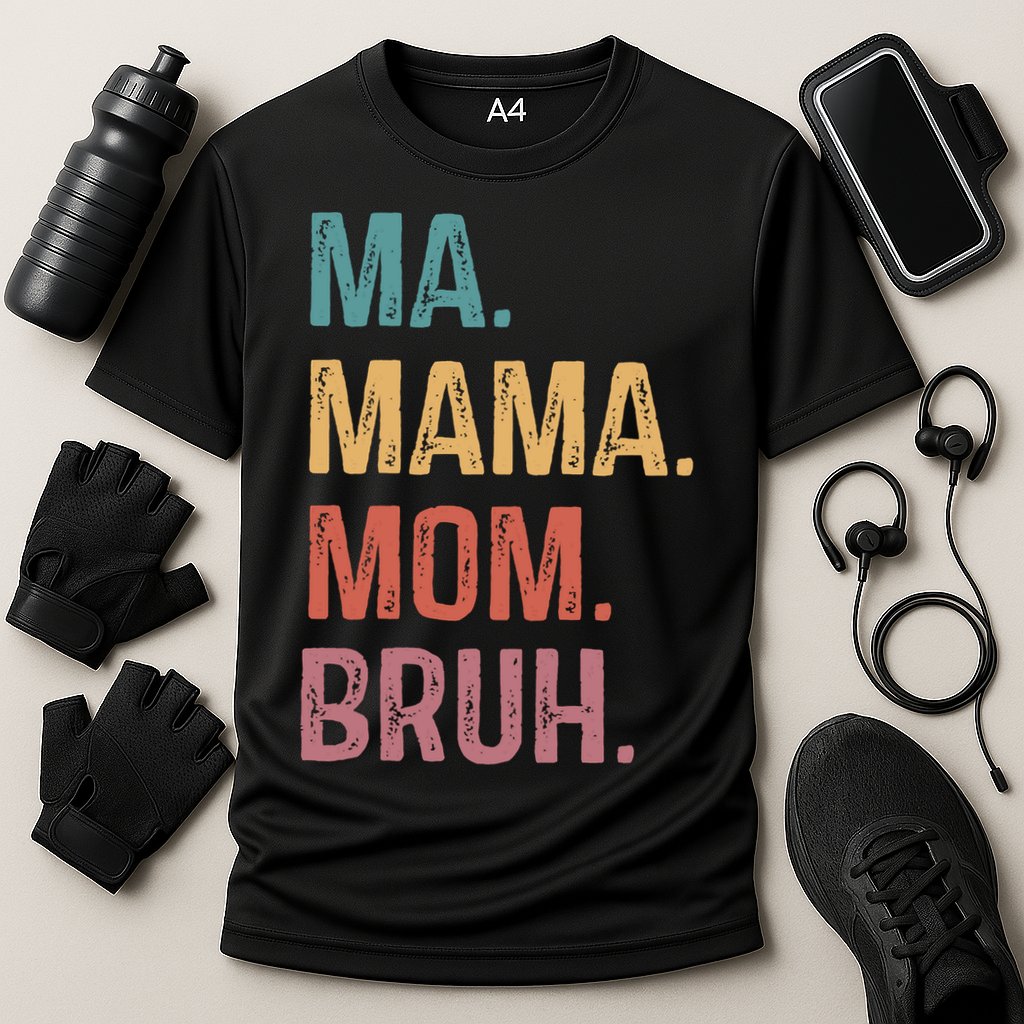 Ma Mama Mom Bruh Mommy Funny Saying Mother Cooling Performance Crew T-Shirt