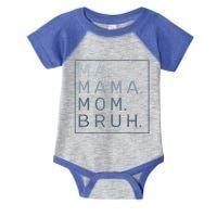 Ma Mama Mom Bruh Mother Mommy Infant Baby Jersey Bodysuit