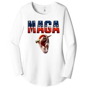 Magaga Maga Women's Perfect Tri Tunic Long Sleeve Shirt