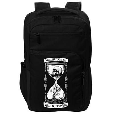 Memento Mori Memento Vivere Skull Design Stoic Memento Mori Impact Tech Backpack