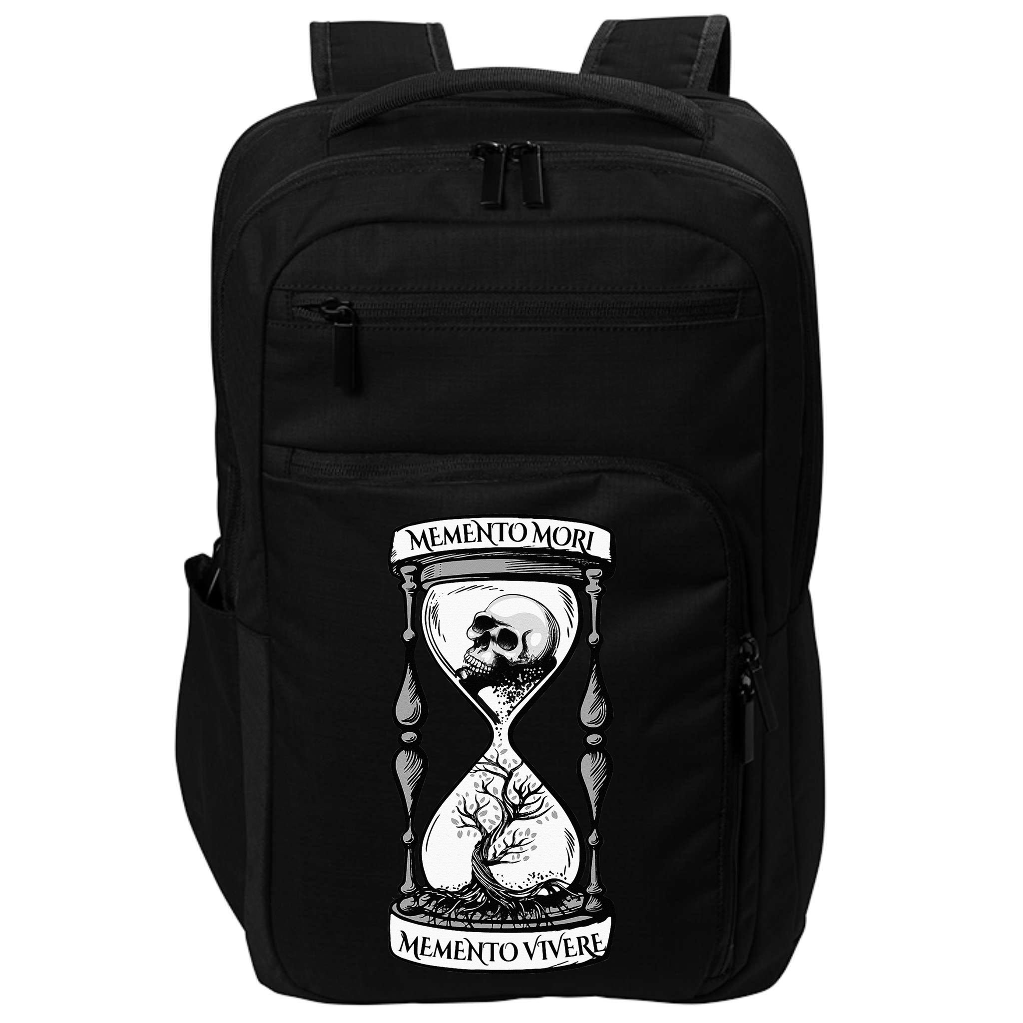 Memento Mori Memento Vivere Skull Design Stoic Memento Mori Impact Tech Backpack