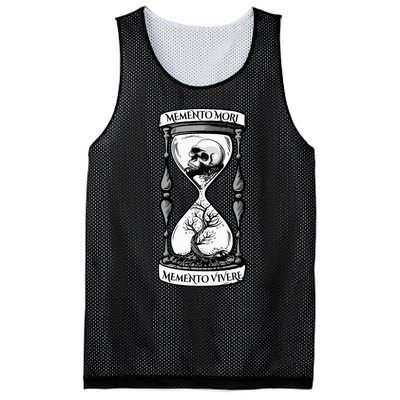 Memento Mori Memento Vivere Skull Design Stoic Memento Mori Mesh Reversible Basketball Jersey Tank