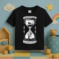 Memento Mori Memento Vivere Skull Design Stoic Memento Mori Toddler T-Shirt