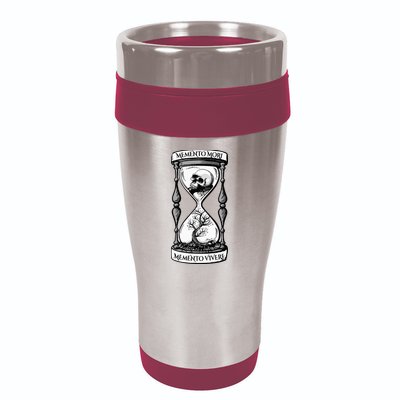 Memento Mori Memento Vivere Skull Design Stoic Memento Mori 16oz Travel Tumbler